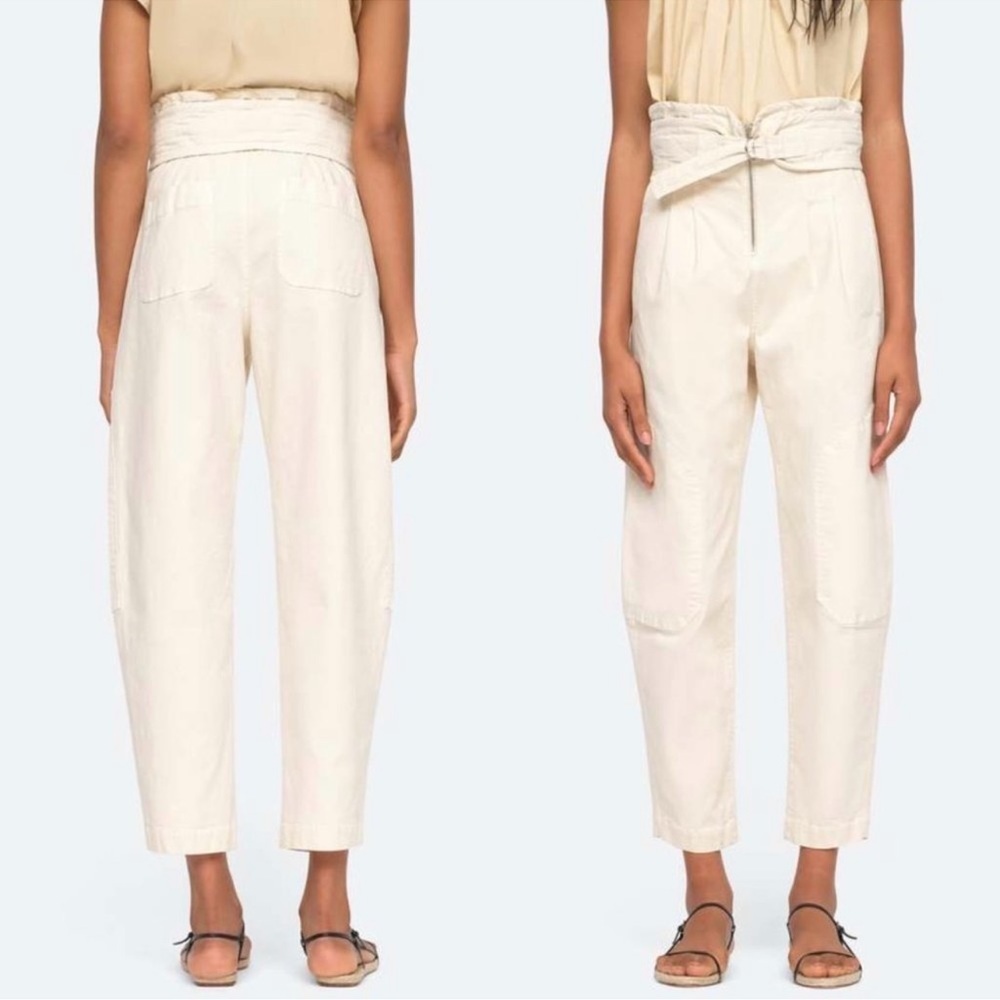 Sea New York Suri high waisted paper bag pants